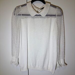 Adrianna Papel Medium White Blouse